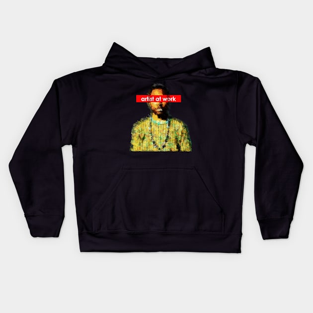 Frank Ocean - Artist as Work Kids Hoodie by Kuilz